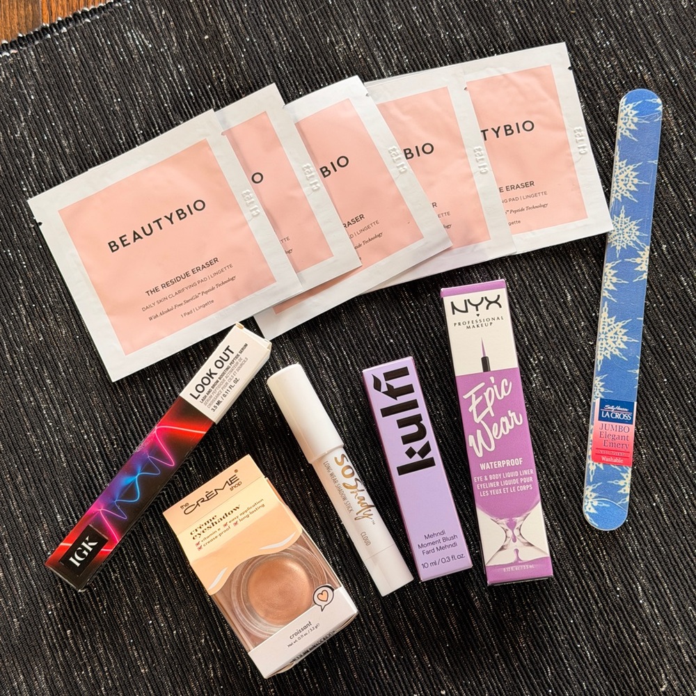 K-Beauty Korean Cosmetics Skin Care Makeup Lot NYX Kulfi IGK Crème Shop Belle